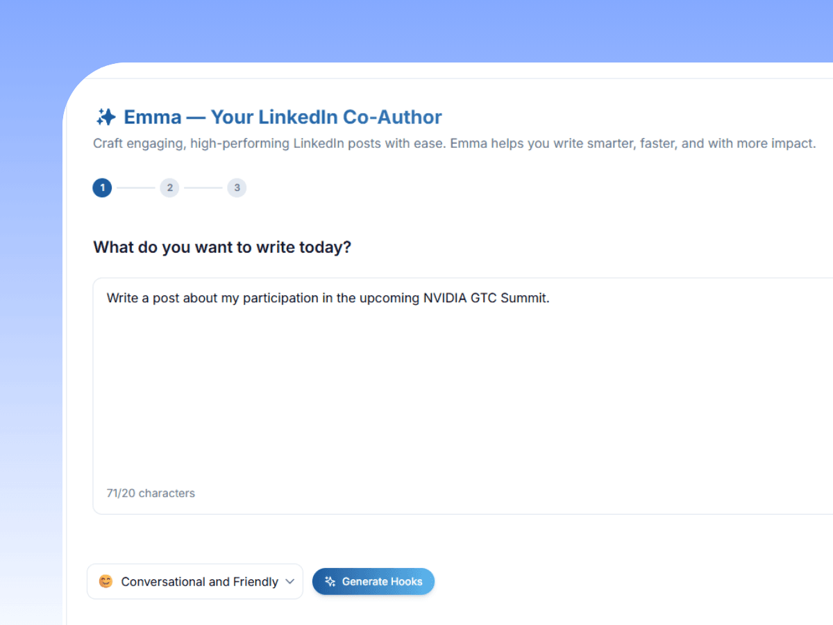 Emma — Your LinkedIn Co-Author